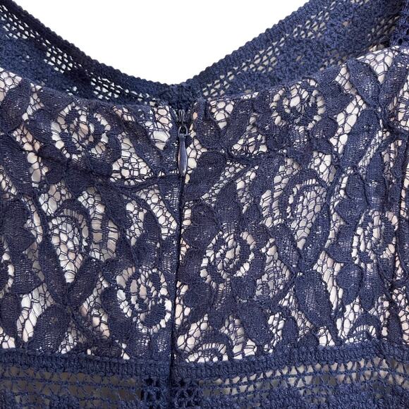 Ryu Blue Lace Mini Dress - Picture 6 of 7